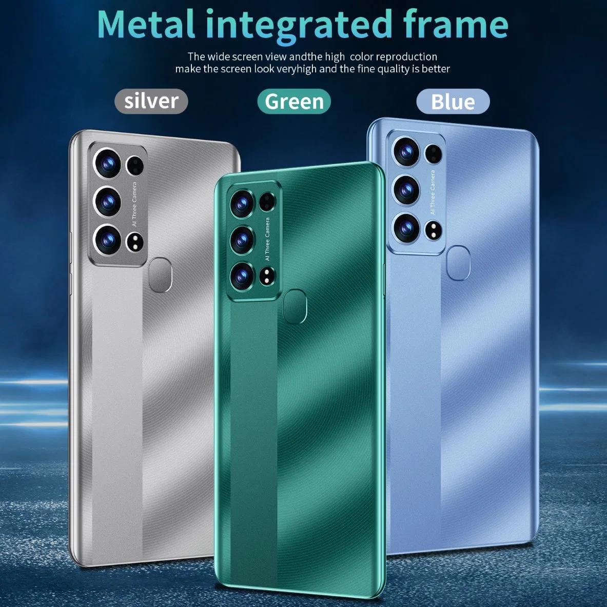 New Design 16MP+32MP Mobile Phone Rino10 PRO Max 5g Smartphone