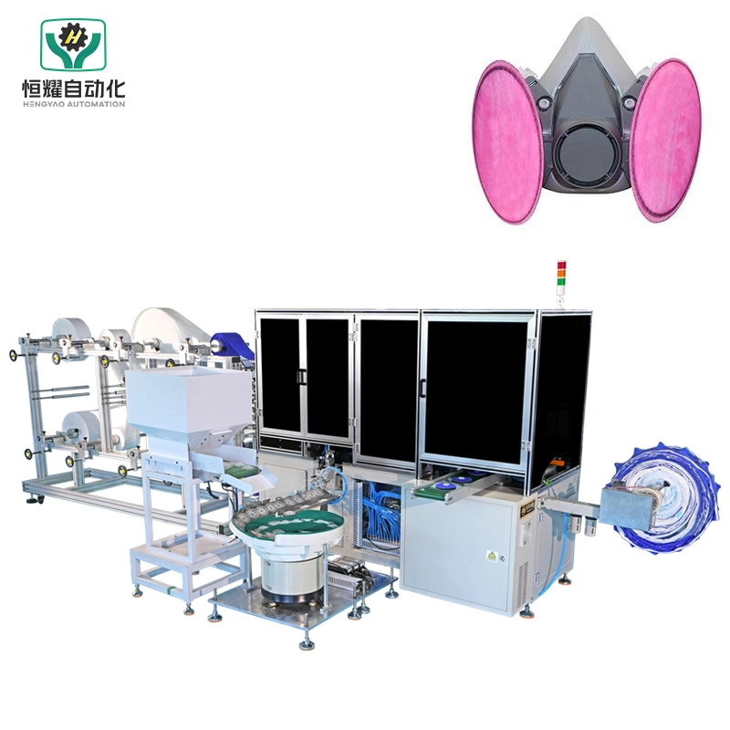Máquina de fabricación automática de filtro de aire de algodón no tejido extraíble Para respirador