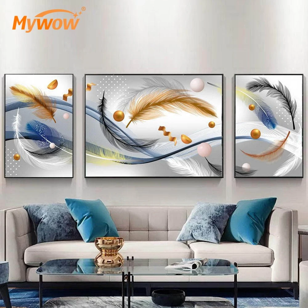 High Quality Contemporary Fashion Design Art Work Oil Painting for Home Decoration