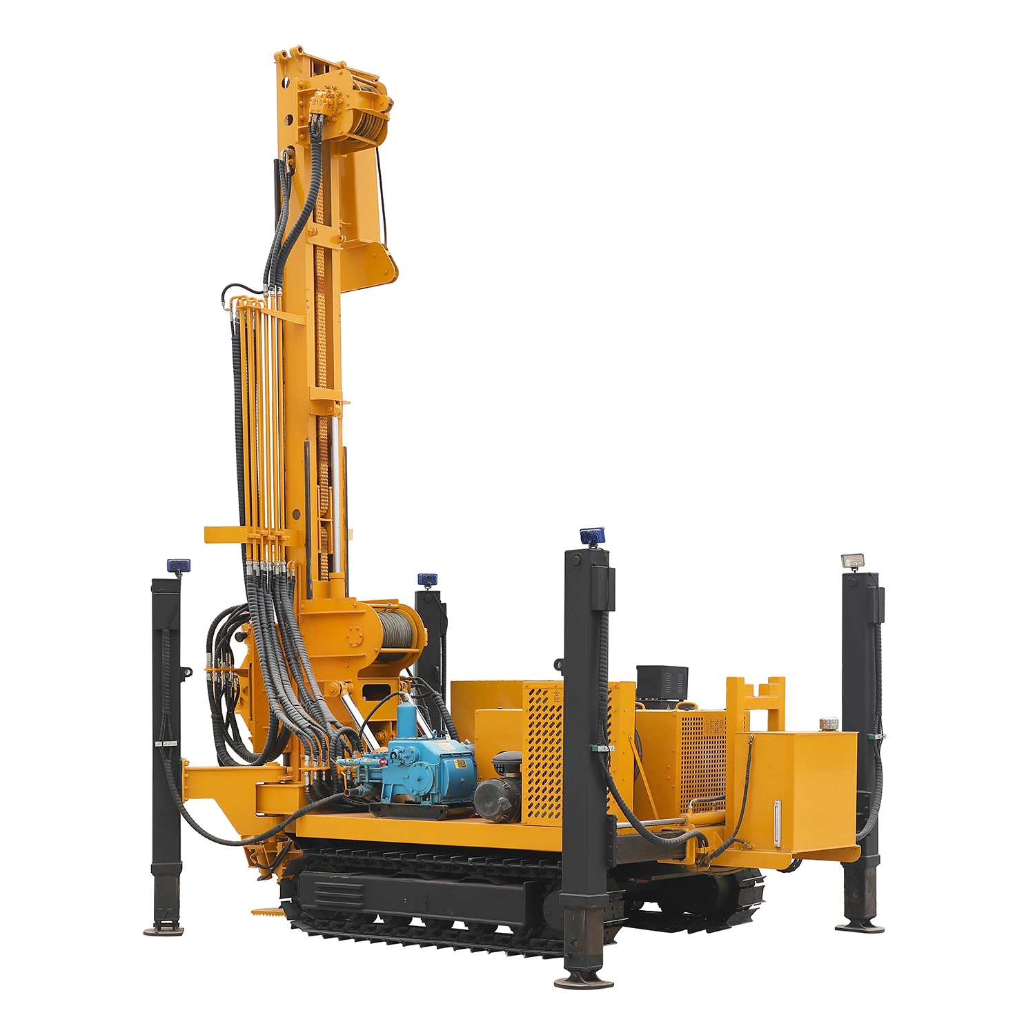 High Quality Portable Full Automatic Hydraulic Exploration Core Water حفر الآبار Rig