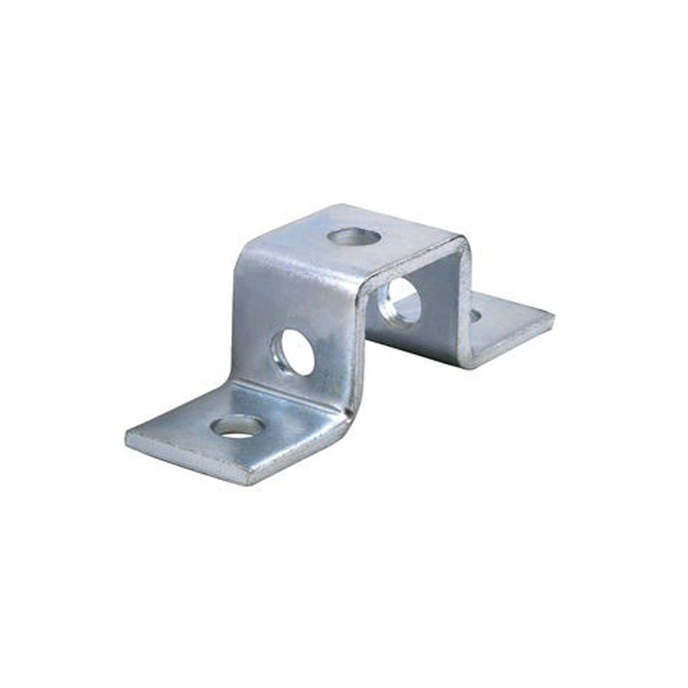 8 Hole 90 Degree Connector Fitting for Strut Channel Single Channel Post Base Mountain Plate