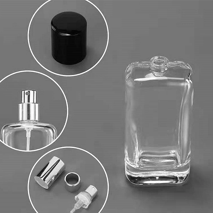 30 мл Flat Shaped Perfume бутылка ароматизированная стеклянная посуда Fragrance Опрессованная бутылка