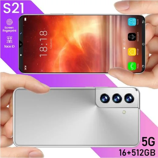 Außenhandel Heißer Verkauf Großhandel/Lieferant Original entsperrt S21 4,3 Smartphone Mobiltelefon, 4G LTE Handys Smart Mobile Phone Android Smartphone