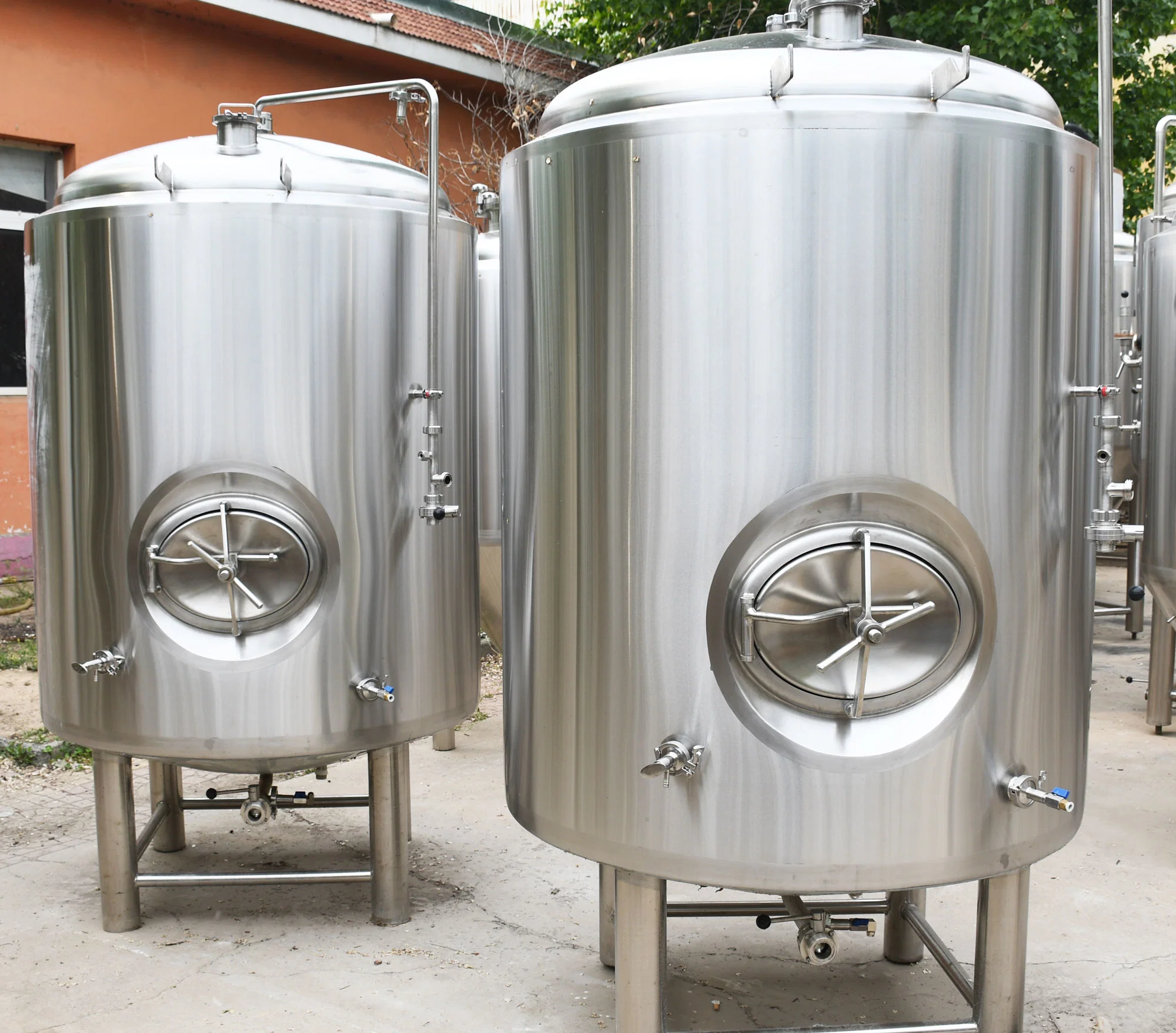 1500L Stainless Steel 304 Beer Bright Tank with Cooling Jacket