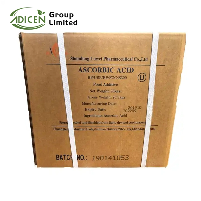 Vitamina C ácido ascórbico polvo Venta en caliente con Alta calidad