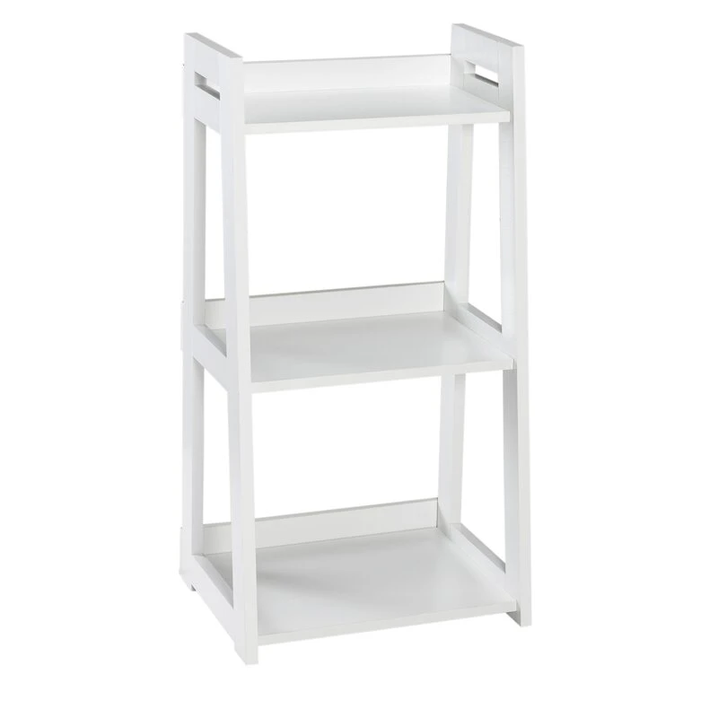 Home Furniture High quality/High cost performance  Painting Wood Office Wall Ladder Bookcase Shelf for Living Office Room