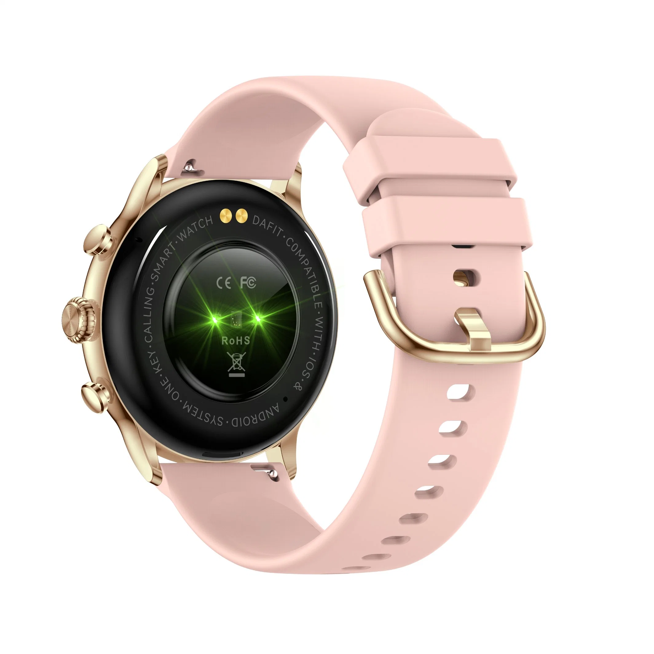 2023 Fashion OA96 Luxury Smart Watch for Women Fitness Heart Rate Dial Call Factory Wholesale/Supplier Round Screen Smartwatch