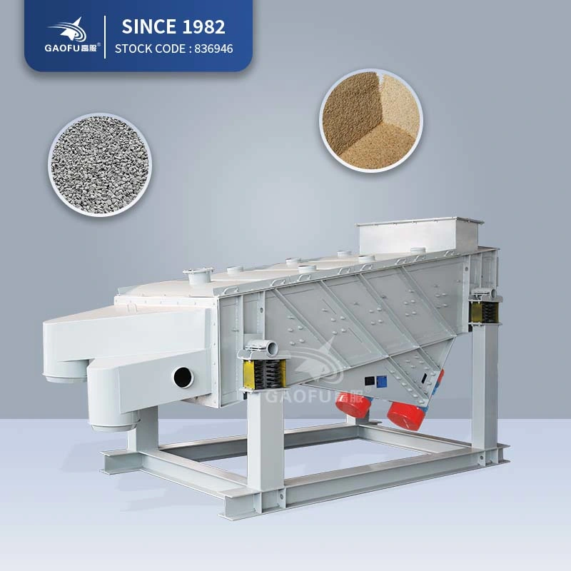 China Linear Vibrating Sieve Proveedor de vibración Eléctrica Sifter Vifter Sieving Máquina