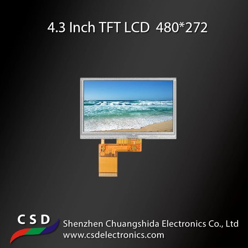 4.3" LCD Panel 4.3" LCD Monitor Resolution 480*272 with 40 Pin RGB Interface