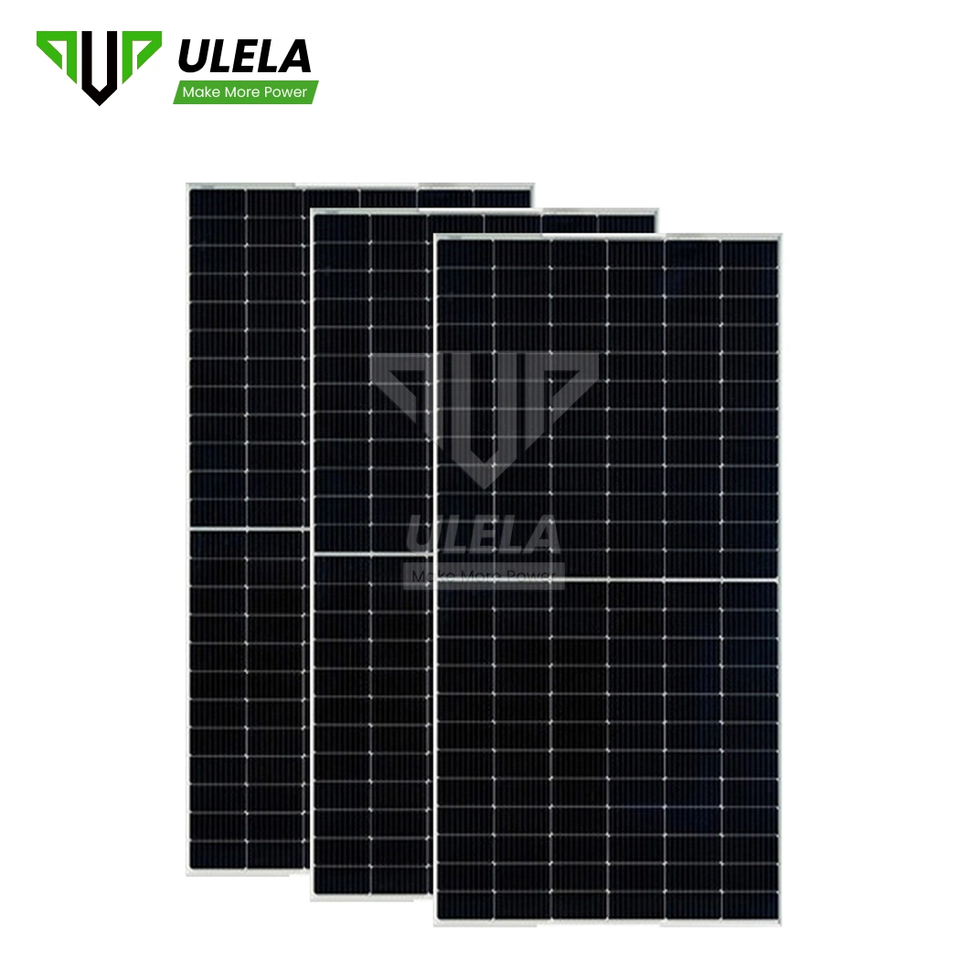 Ulela Portable Solar Panel Fabricators Monocrystalline 120 Watt Solar Panel China 166mm 200W Mono cristalino Paneles Solares