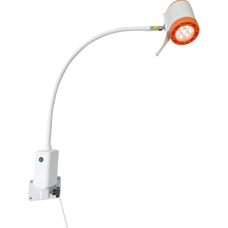 LED Surgical Light Ks-Q7 Wall Mounted in Orange Color with Digital Brightness Control