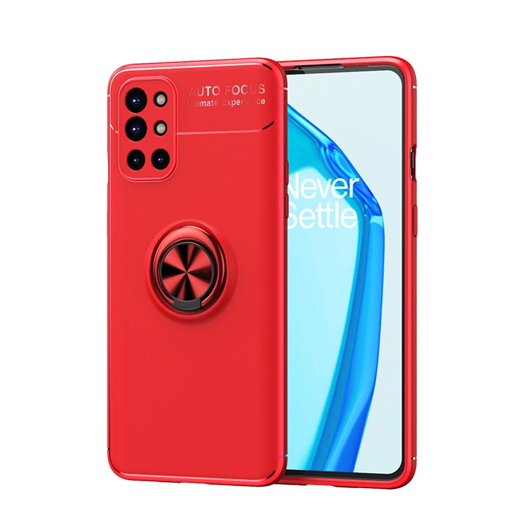 2021 Mobiles Zubehör für OnePlus 9R Case mit Ring Magnetic Kickstand Case Finger Ring Phone Case