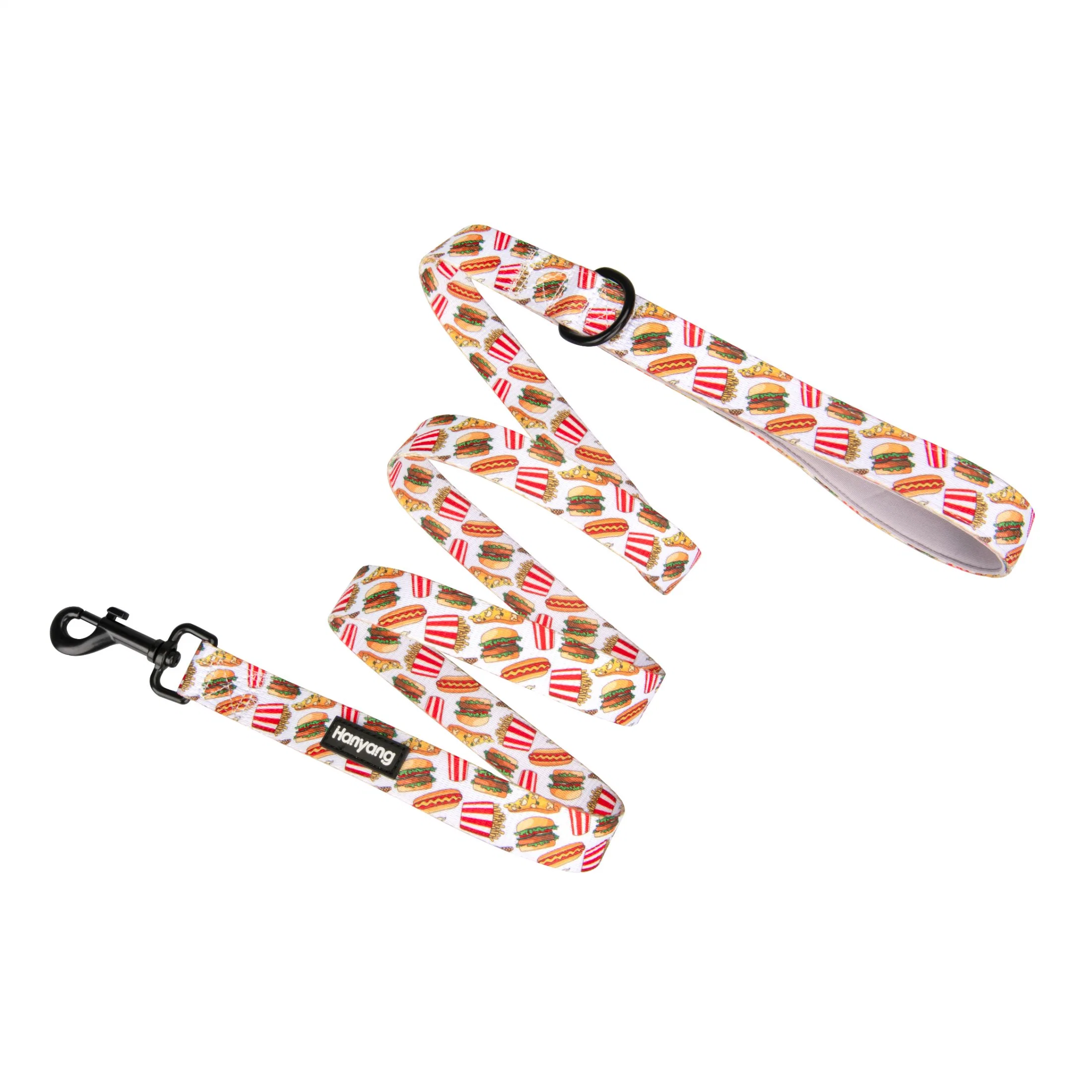 Hanyang 2cm Customized Leash Custom Pattern Products Accessories Dog Harness Matching Lead Pet Supply