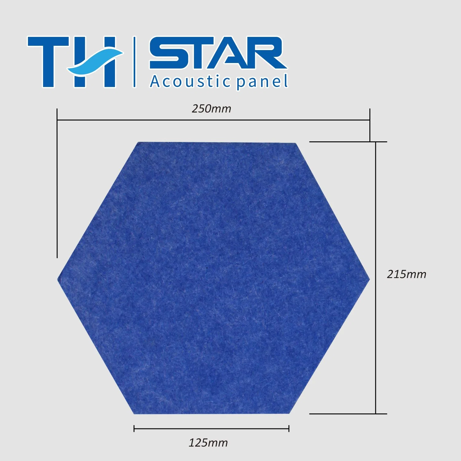 European Multi-Color Spot Hexagonal Sound-Absorbing Panel Decoration Is Easy to Install