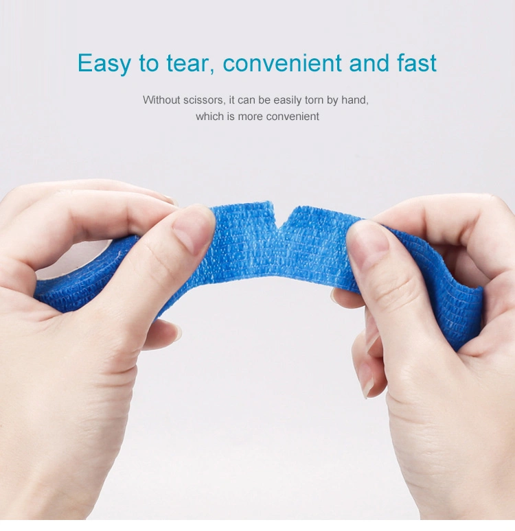 High quality/High cost performance Medical Self Adhesive Non Woven Elastic Cohesive Bandage