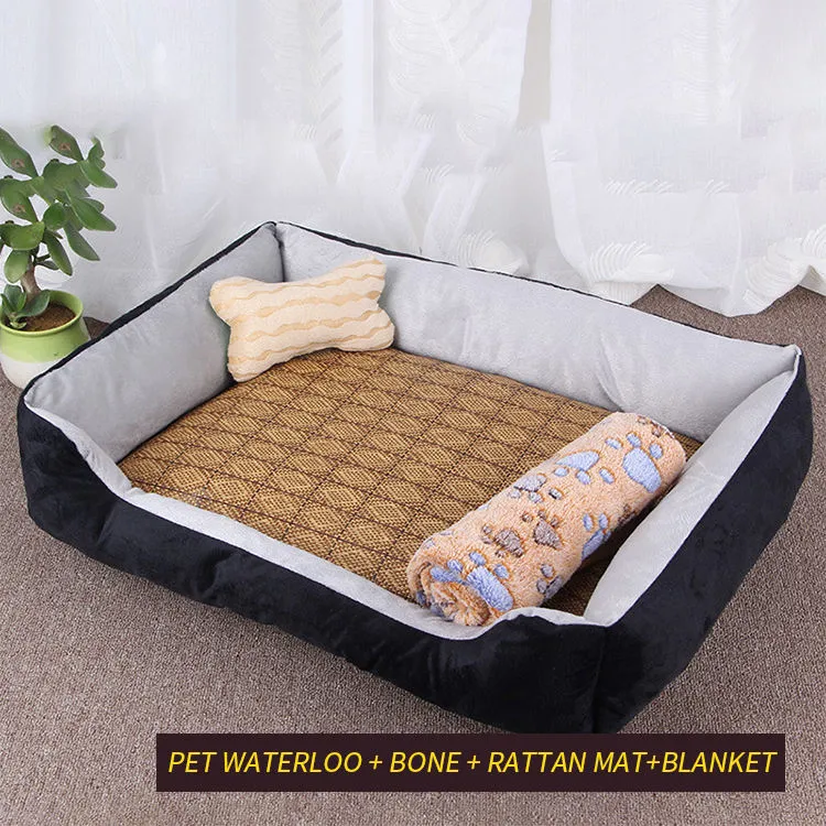 New Arrival Good Quality with Summer Mat Four Seasons Available Cat Pet Small Large Dog Bed