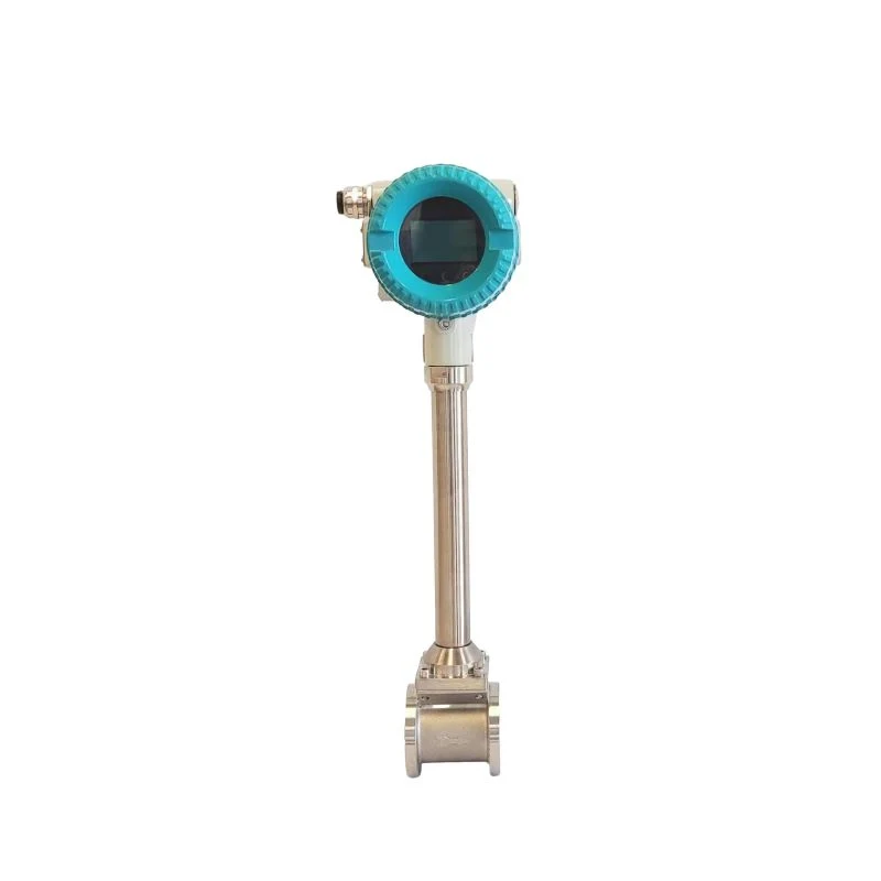 High Temperature N2 Gas Hydrogen Compressed Air Superheated Steam Vortex Flow Meter