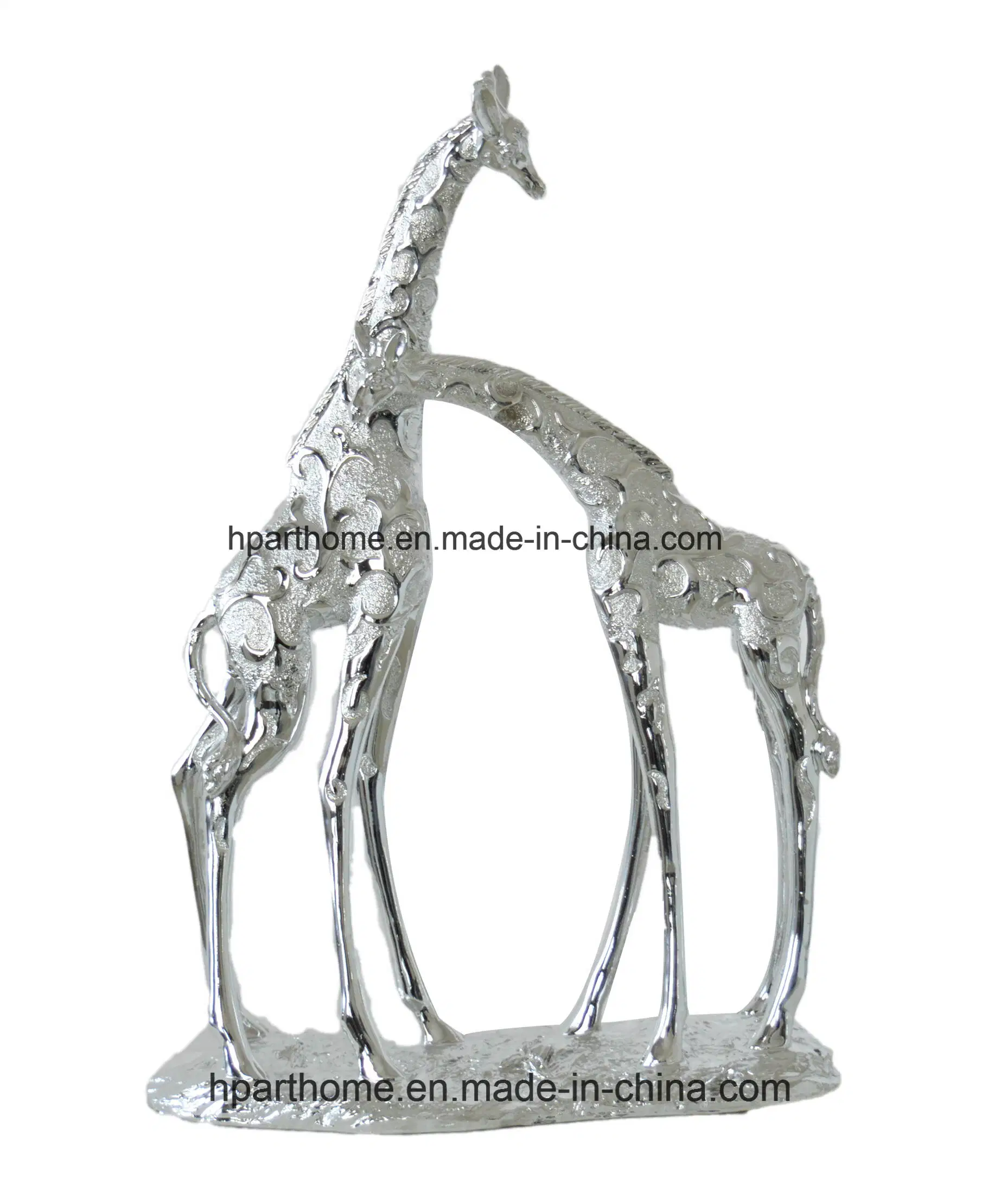 Lovely Animal Resin Giraffe Garden Statue Polyresin Figurine Christmas Gift
