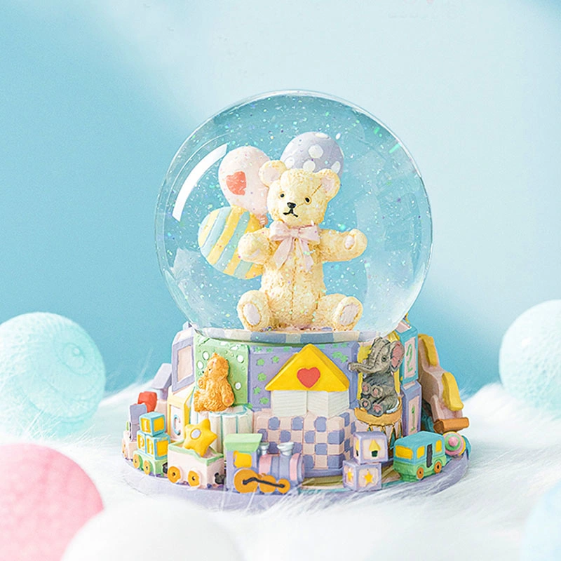 Auditoría de Nbcu Globo de Nieve personalizada Oso Snowglobe Música para niños