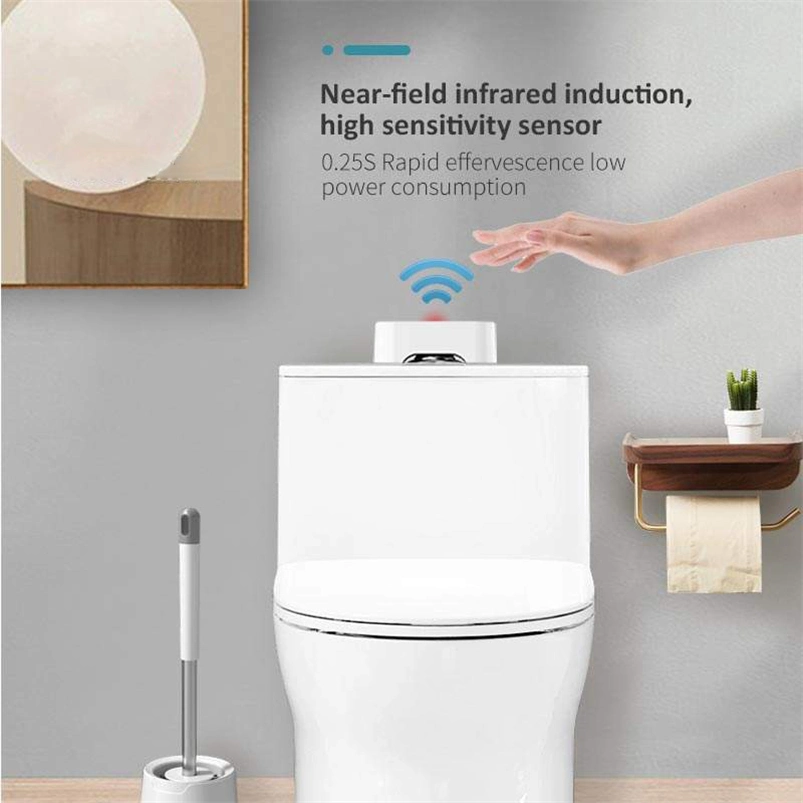 Manos libres Touchless automático Infrared Motion sensor inodoro Flush Assistant - Agua agua agua de repuesto inodoro enjuague automático inodoro sensor Fluxómetro