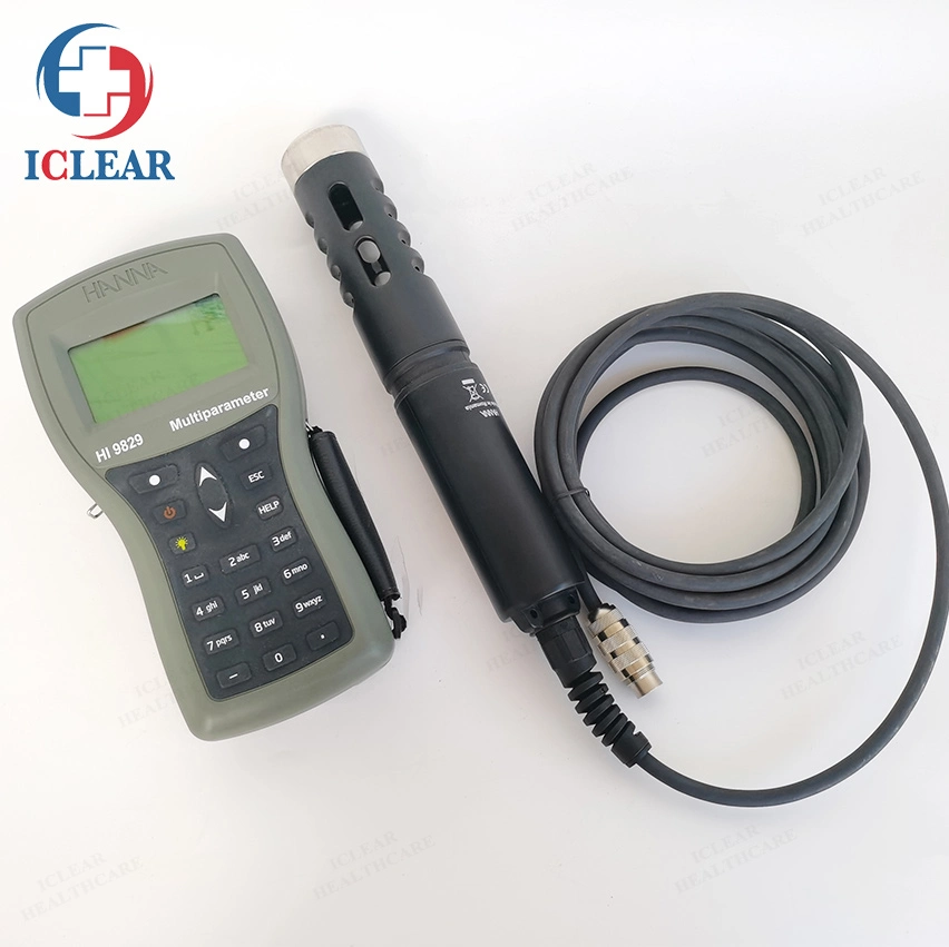 Hanna Hi9829 Professional Multi-Parameter Measuring Device for pH, Conductivity, Do, ISE, Turbidity, GPS Opt