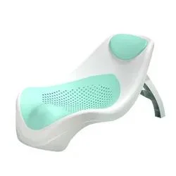 Chaise de douche de sécurité pliable en plastique respirant Nouveau-né bain doux au toucher Porte-baignoire pour bébé