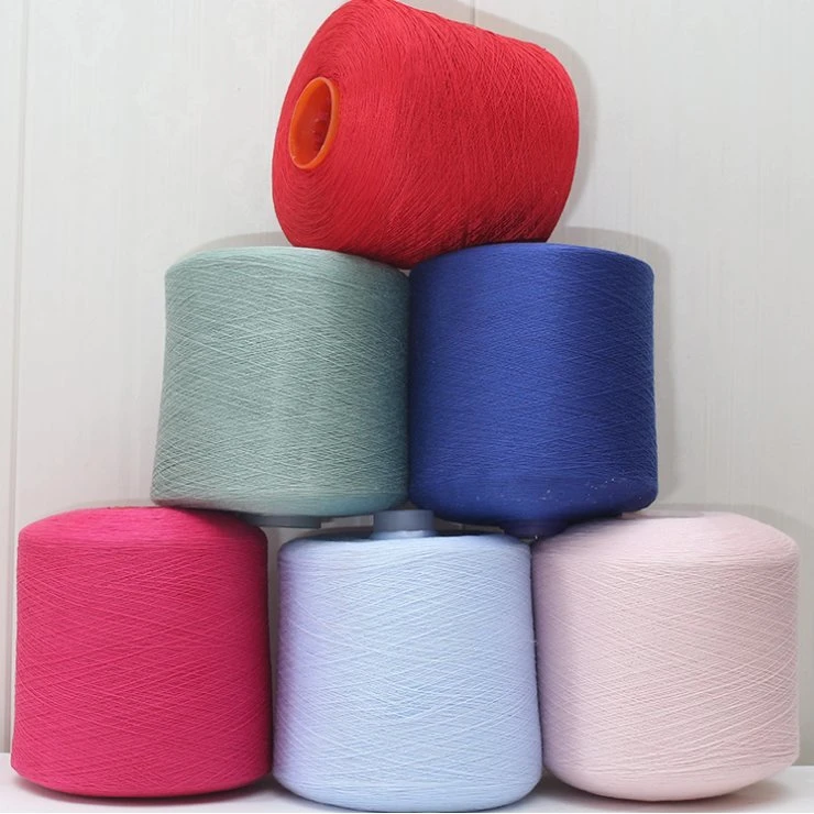 Wuhan Textile Company Dyeing Factory Best Quality Polyester Spun Yarn for Sewing