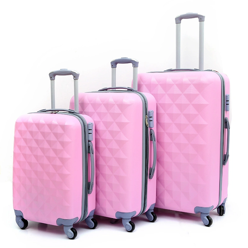 Basic 20" 24" 28" 3 Pieces ABS Suitcase Hard Shell Luggage Set