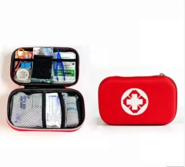 Bolsa de botiquín de primeros auxilios para viajes médicos familiares