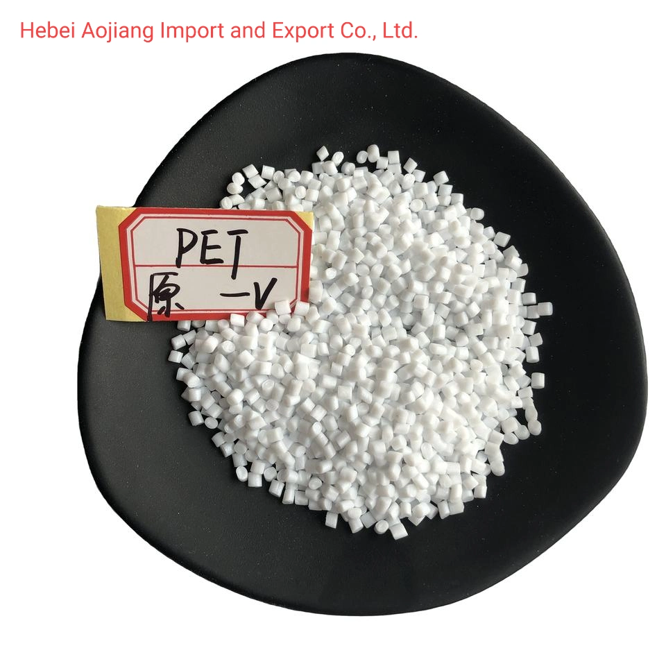 La pureza de tereftalato de polietileno resina de PET película grado gránulos de Pet de material reciclado.