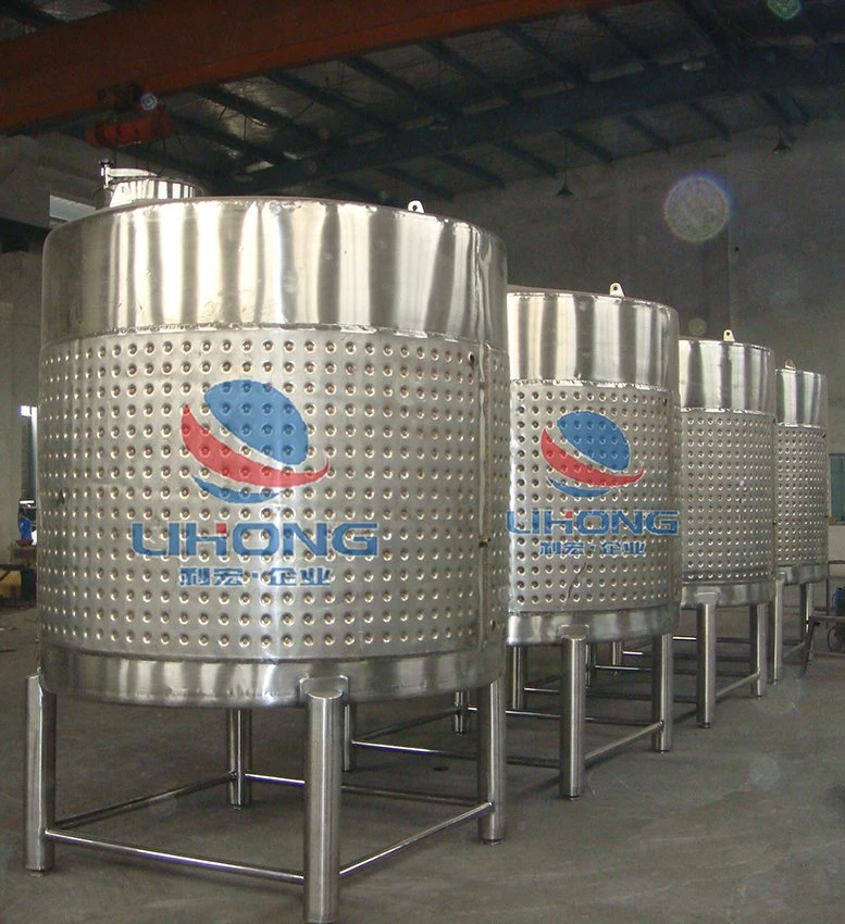 Stainless Steel Cooling Jacket Liquor Fermentor Vessel