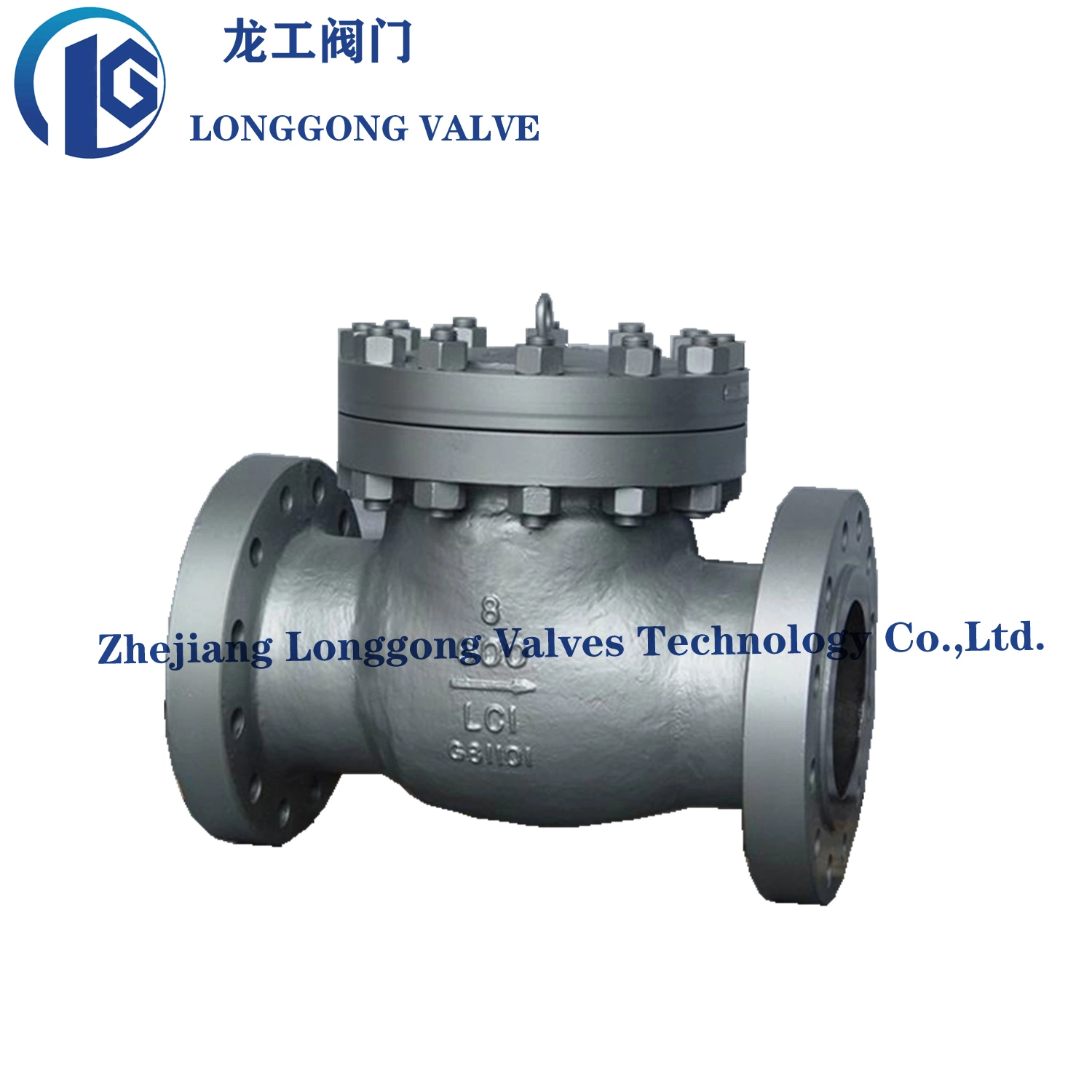 High quality/High cost performance  Pressure Seal Stainless Steel Butt Welded Non Return Swing Check Valve Wcb/CF8/CF8m/Wc6/Wcc