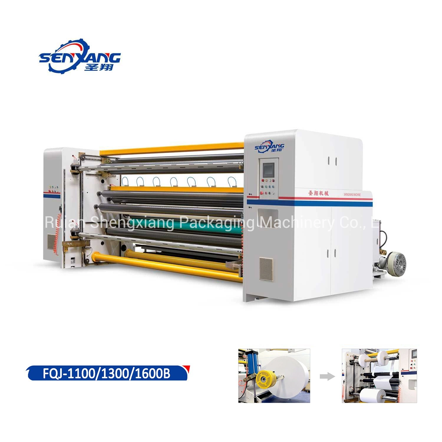 400m/Min High Quality Automatic Slitting and Rewinding Machine for Kraft Paper / Plastic Film / Non Woven Fabric Factory Price