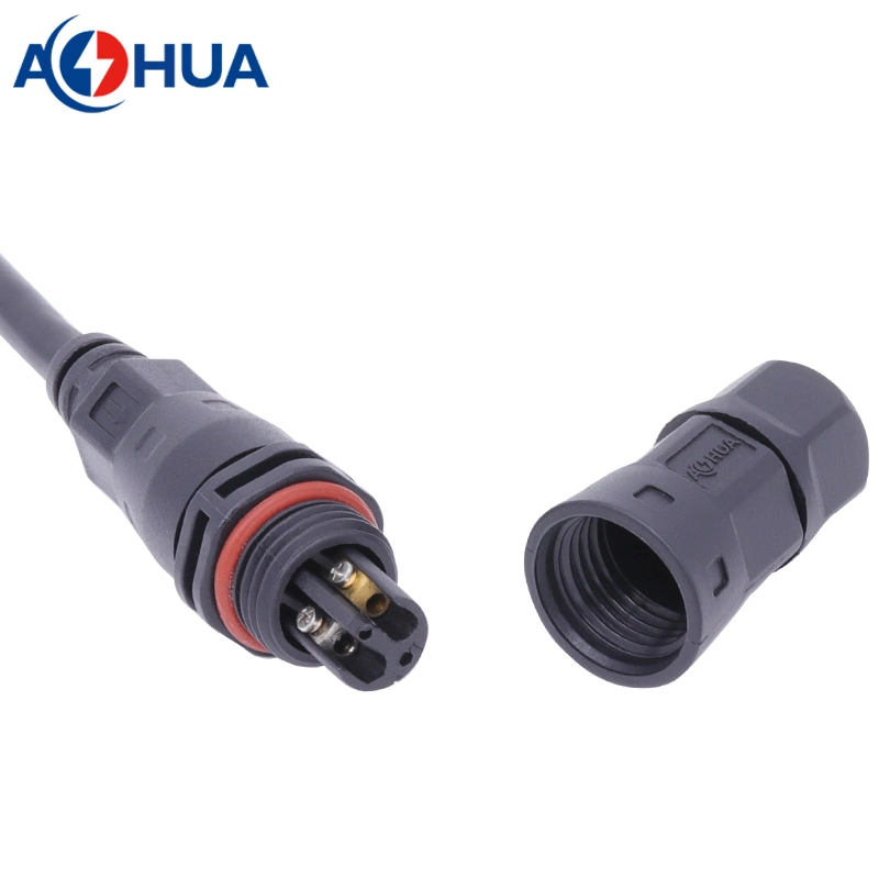 Ahua IP68 Wire Connector Outdoor Power Cable Joint Waterproof Plug 2 3 Pin