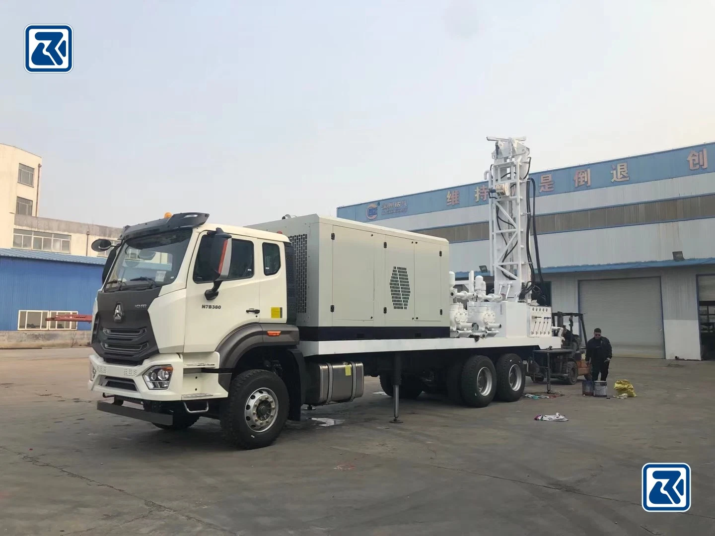 Sinotruk HOWO E7 Hohan Water Well Drilling Truck Deep Water Well Drilling Truck Price