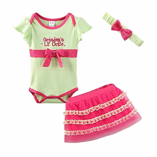 Ropa de bebé linda para niñas, conjuntos de ropa infantil, productos de prendas para niños.