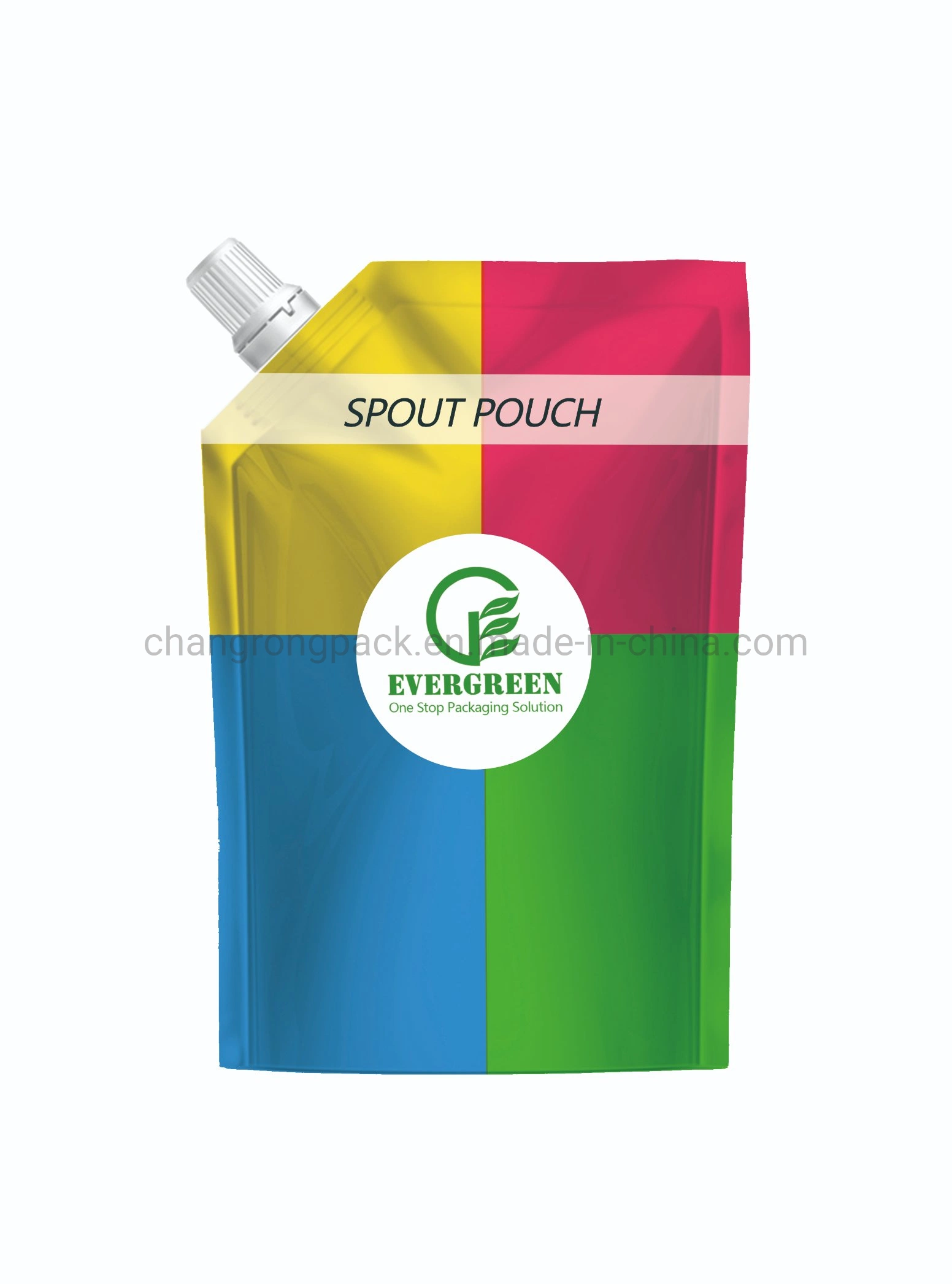 Custom Design Laminated Plastic Flexible Packaging Household Cleaners Handwash Liquid Soaps & Detergentes Dish Wash Spout Pouch