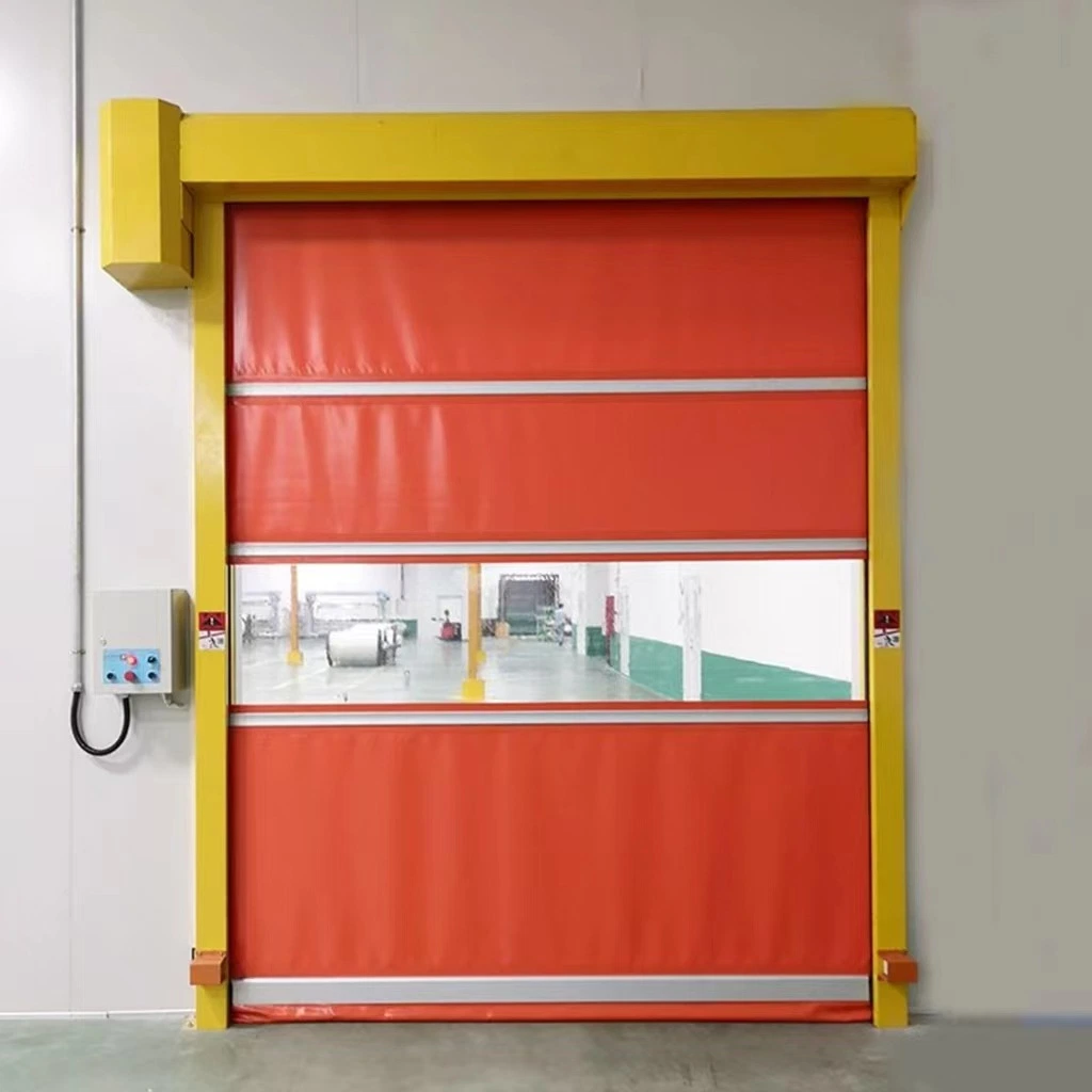 Automatische PVC schnell Roll Up Garagentür für Lager