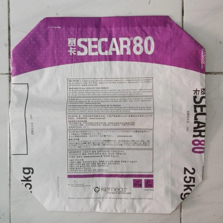 Saco de sacos de papel multicamada para cimento especiais