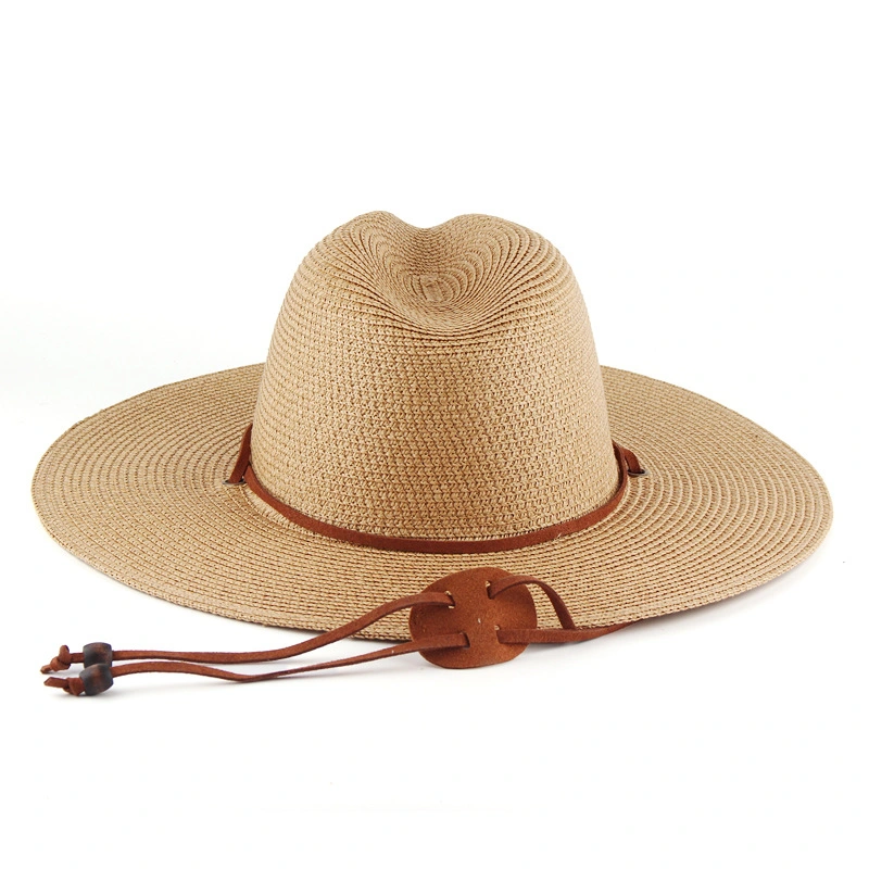 Wholesale Wide Brim Verano Protección del Sol paja sombreros Moda Unisex Sombreros de playa al aire libre