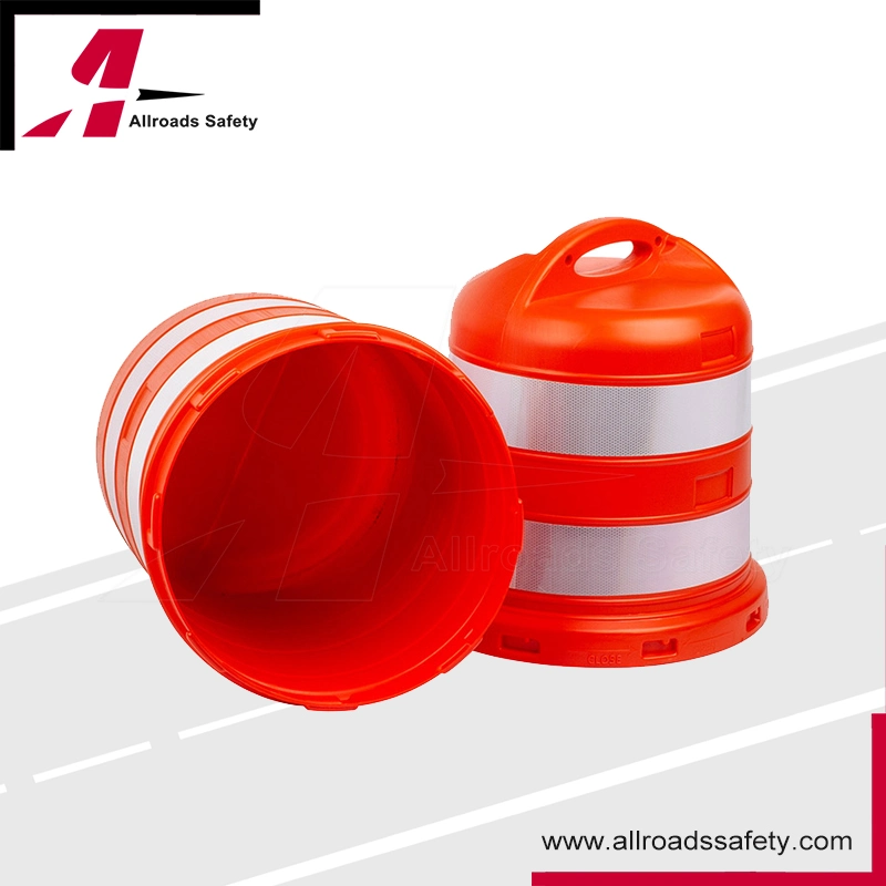 110cm Orange Traffic Marking Barrel for Crowd Control