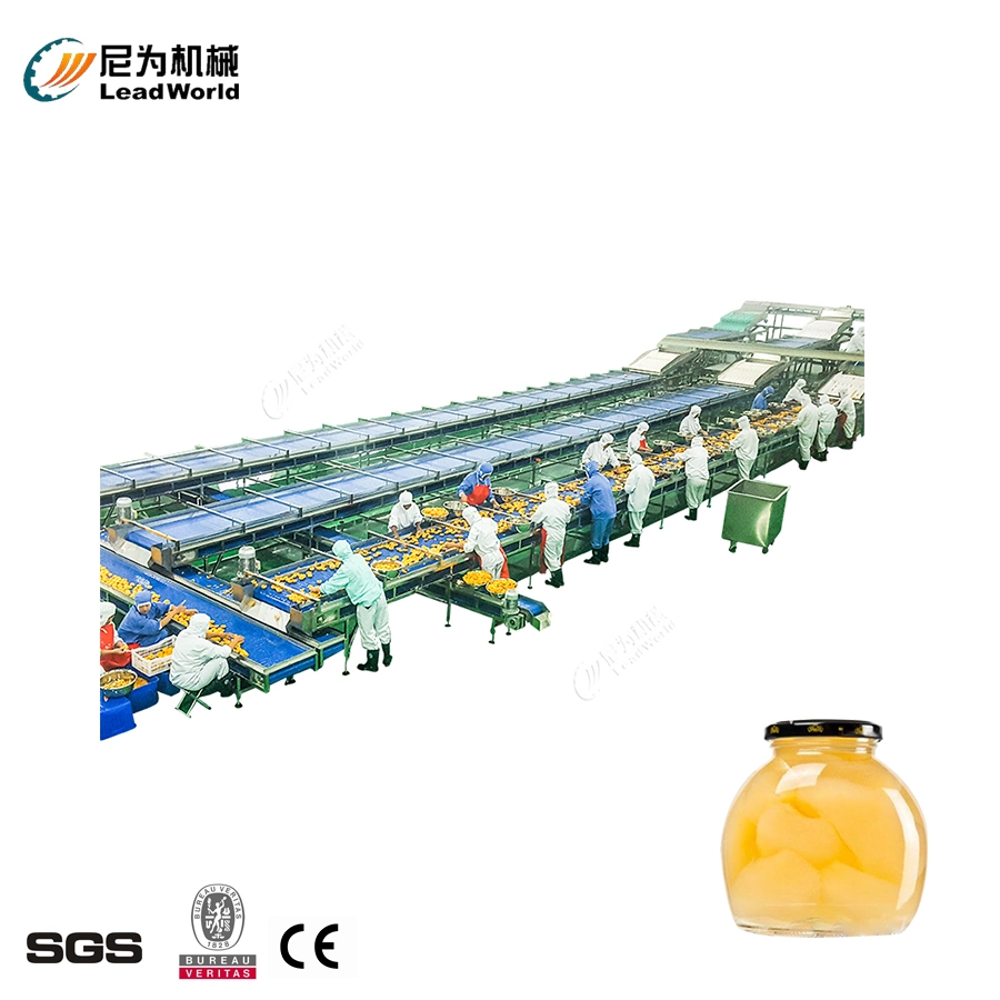 High Accuracy Automatic Fruit, Vegetable, Yellow Peach, Strawberry, Hawthorn, Canned Coconut Fruit Production Line