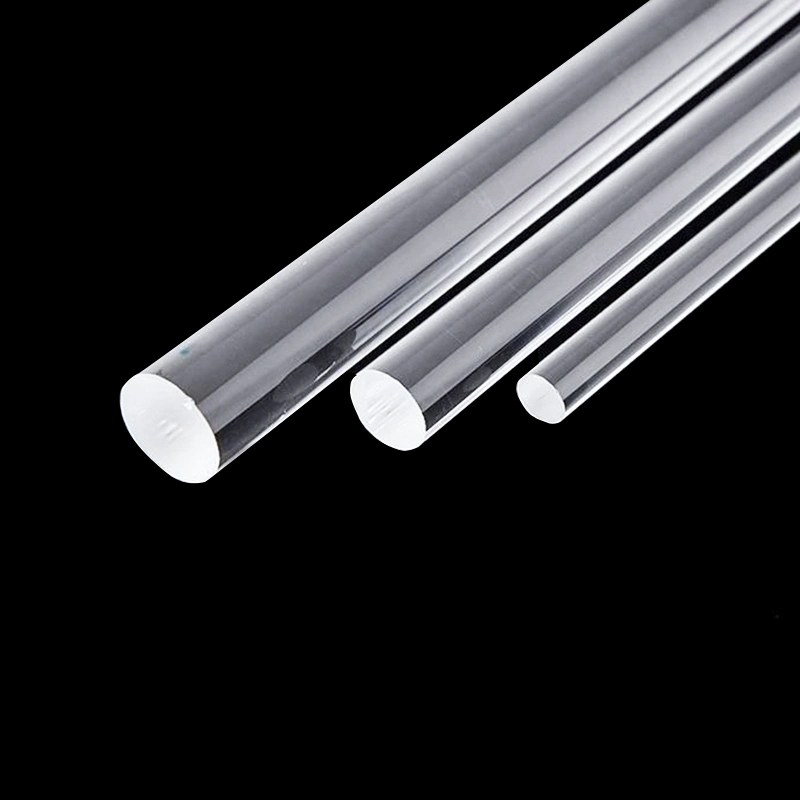 Clear Fused Silica Quartz Glass Heat-Resisting Rod