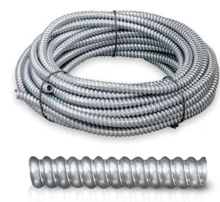 1 Inch PVC Jacketed Interlock Flexible Metal Conduit for Cable / Wire Protection