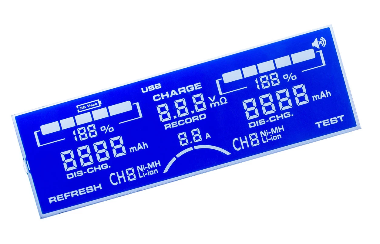 La HTA personalizado FSTN Stn Va panel LCD medidor de la pantalla LCD cargador de batería de litio