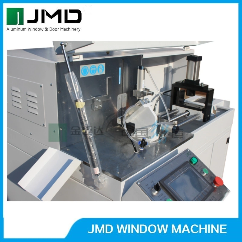 Machine de découpe de scie à onglet pour connecteur d'angle CNC / Machine de découpe de scie pour fenêtre et porte en aluminium Jmd