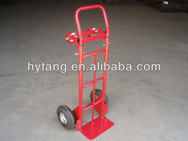 Ht2009 Multi Purpose Industrial Metal Logistic Hand Cart Transport Hand Trolley for Loading