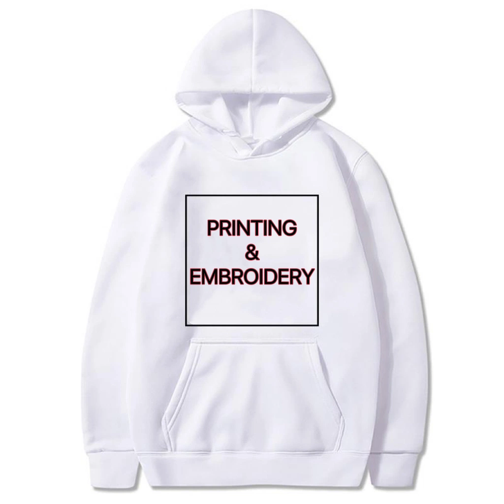 Fabrik der Männer Hoody Fleece Sweatshirt Custom Druck oder Stickerei Logo Herren′ S Baumwolle Einfarbige Hoodies Herren