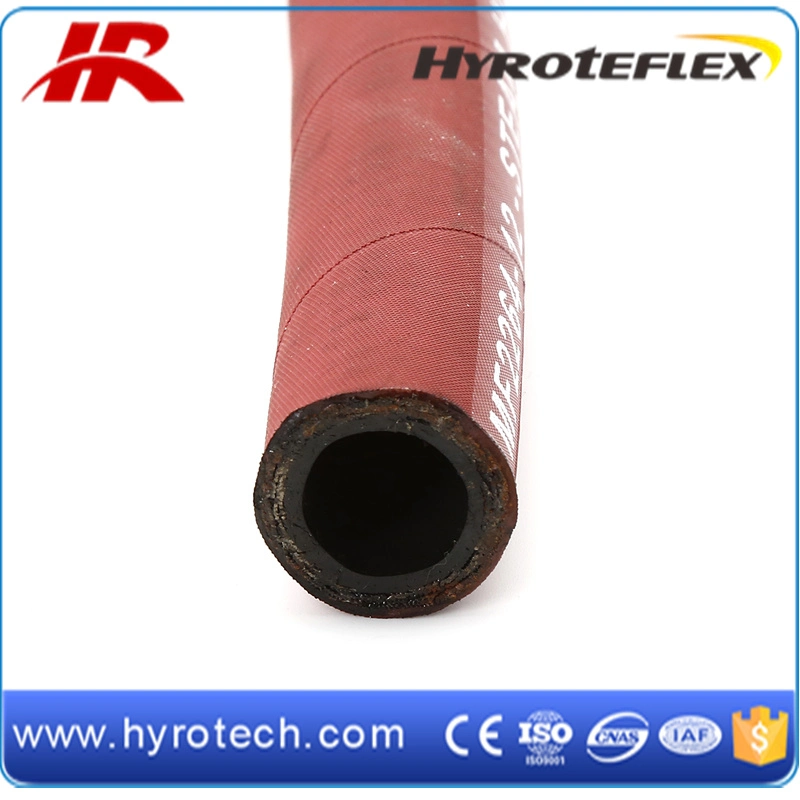 Steam Hose Flexible Red Cloth Surface EPDM