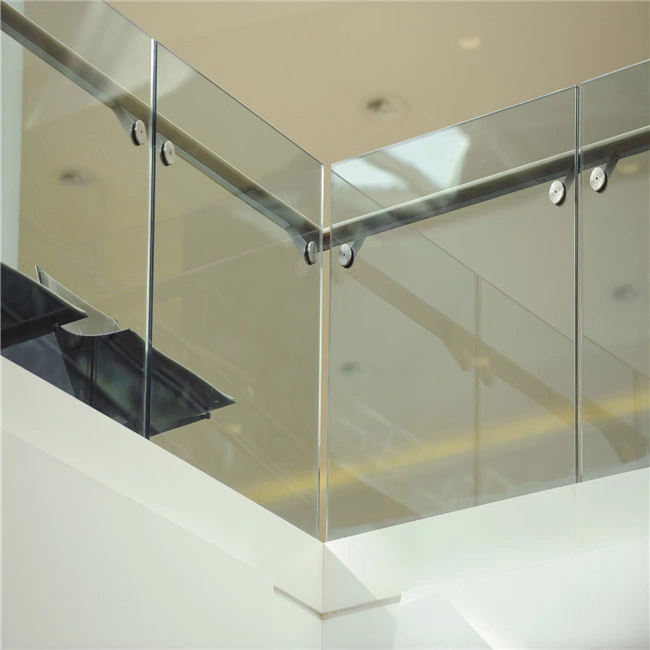 China Factory Herstellung rahmenlose Glas Aluminium Profil Balustrade für Wohn / Villa / Gewerbe